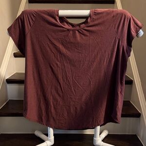 Wander Maroon Short Sleeve Tee